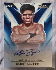 Henry Cejudo [Blue] Ufc Cards 2017 Topps UFC Fire Autographs Prices