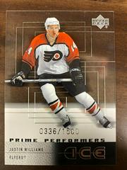 Justin Williams Hockey Cards 2000 Upper Deck Ice Prices