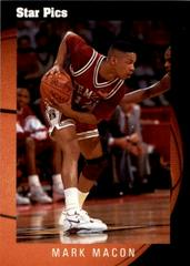 Mark Macon #26 Basketball Cards 1991 Star Pics Prices
