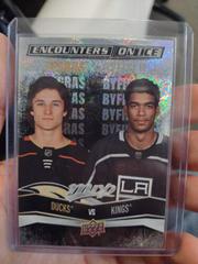 Trevor Zegras, Quinton Byfield [Gold] Hockey Cards 2022 Upper Deck MVP Encounters on Ice Prices