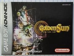 Manual  | Golden Sun The Lost Age GameBoy Advance