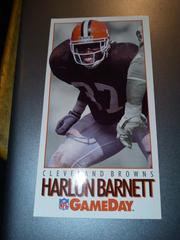 Harlon Barnett Football Cards 1992 Fleer Gameday Prices