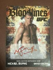 Michael Bisping #BAMB Ufc Cards 2009 Topps UFC Round 2 Bloodlines Autographs Prices