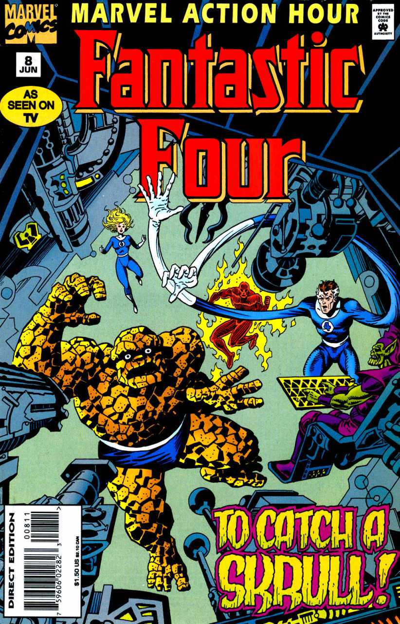 Marvel Action Hour: Fantastic Four #8 (1995) Comic Books Marvel Action Hour: Fantastic Four