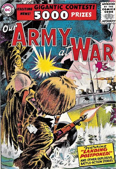 Our Army at War #49 (1956) Comic Books Our Army at War