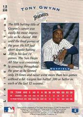 Back | Tony Gwynn Baseball Cards 1995 Upper Deck Denny's Holograms