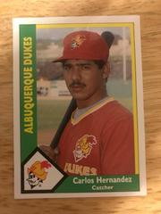 Carlos Hernandez Baseball Cards 1990 CMC Albuquerque Dukes Prices