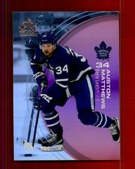 Auston Matthews [Ruby] #35 Hockey Cards 2021 Upper Deck Triple Dimensions Reflections Prices