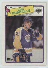 Luc Robitaille #124 Hockey Cards 1988 Topps Prices
