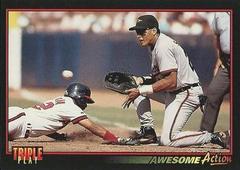 David Segui / Luis Polonia [Awesome Action] #12 Baseball Cards 1993 Panini Donruss Triple Play Prices