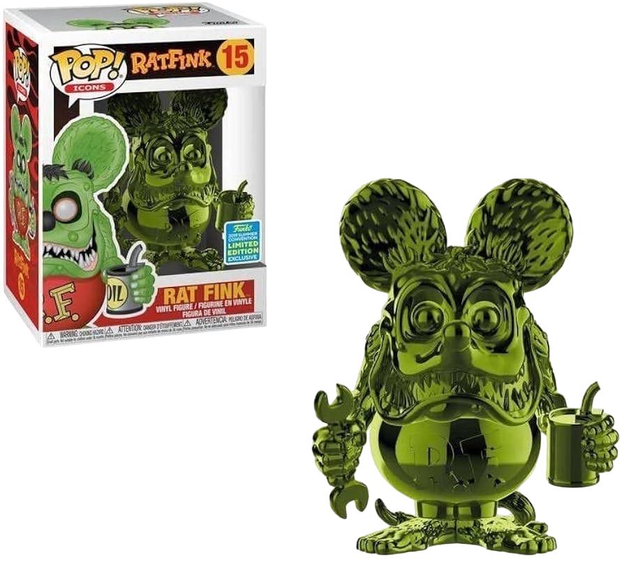 Rat Fink [Green Chrome] #15 Funko POP Icons