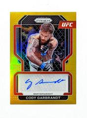 Cody Garbrandt [Gold] Ufc Cards 2022 Panini Prizm UFC Signatures Prices