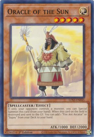 Oracle of the Sun LDS3-EN045 YuGiOh Legendary Duelists: Season 3