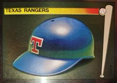 Texas Rangers #166 Baseball Cards 1990 Panini Stickers Prices
