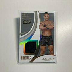 Diego Sanchez [Gold] Ufc Cards 2021 Panini Immaculate UFC Materials Prices