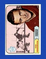 Paul Henderson #127 Hockey Cards 1968 Topps Prices