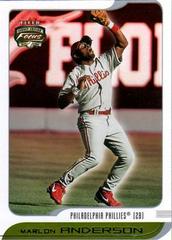 Marlon Anderson Baseball Cards 2002 Fleer Focus JE Prices