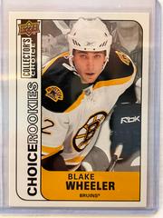 Blake Wheeler Hockey Cards 2008 Collector's Choice Prices