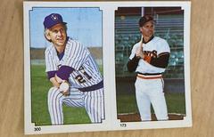Don Sutton [Joel Youngblood] #300/173 Baseball Cards 1984 Topps Stickers Prices