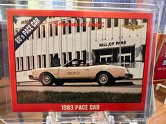 1983 Pace Car #50 Racing Cards 1992 Legends of Indy Prices