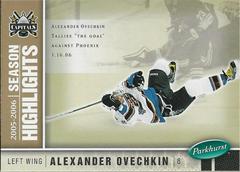 Alexander Ovechkin #588 Hockey Cards 2005 Parkhurst Prices