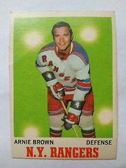 Arnie Brown #66 Hockey Cards 1970 O-Pee-Chee Prices