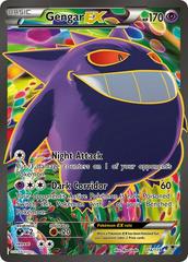 2014 Pokemon Phantom Forces #34 Gengar EX Holographic Graded SGC 8 NM TCG