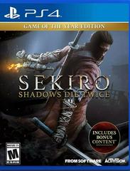 Cover Art | Sekiro Shadows Die Twice [Game Of The Year] Playstation 4