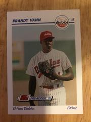 Brandy Vann #198 Baseball Cards 1991 Impel Line Drive Pre Rookie AA Prices