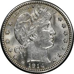 1914 S Coins Barber Quarter Prices