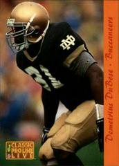 Demetrius DuBose Football Cards 1993 Pro Line Live Prices