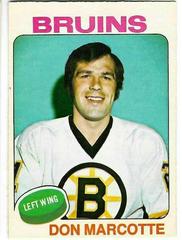 Don Marcotte Hockey Cards 1975 O-Pee-Chee Prices