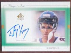 Blue Autograph  | Ed McCaffrey [Green] Football Cards 1999 SP Authentic Player's Ink