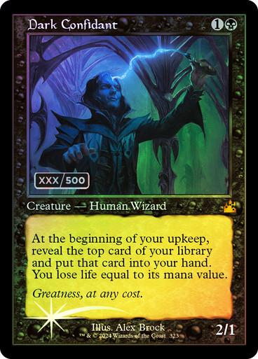 Dark Confidant [Serialized] #323 Magic Ravnica Remastered