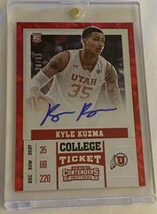 Kyle Kuzma [Autograph Cracked Ice] #108 Basketball Cards 2017 Panini Contenders Draft Picks Prices