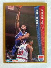 Anthony Bonner #194 Basketball Cards 1992 Fleer Prices