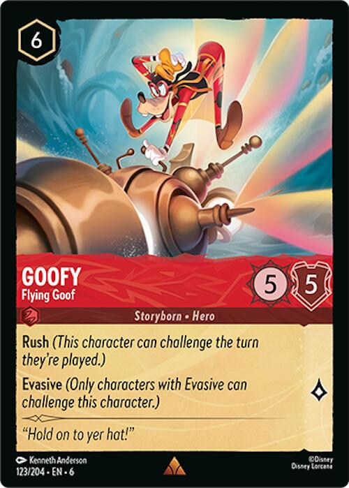 Goofy - Flying Goof [Foil] #123 Lorcana Azurite Sea