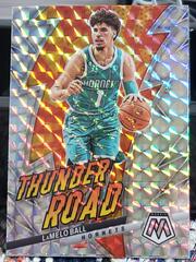 LaMelo Ball [Mosaic] #16 Basketball Cards 2022 Panini Mosaic Thunder Road Prices