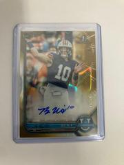Bo Nix [Gold Refractor] #BCPA-BN Football Cards 2021 Bowman University Chrome Autographs Prices