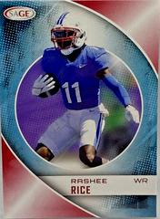 Rashee Rice [Red] #58 Football Cards 2023 Sage Prices