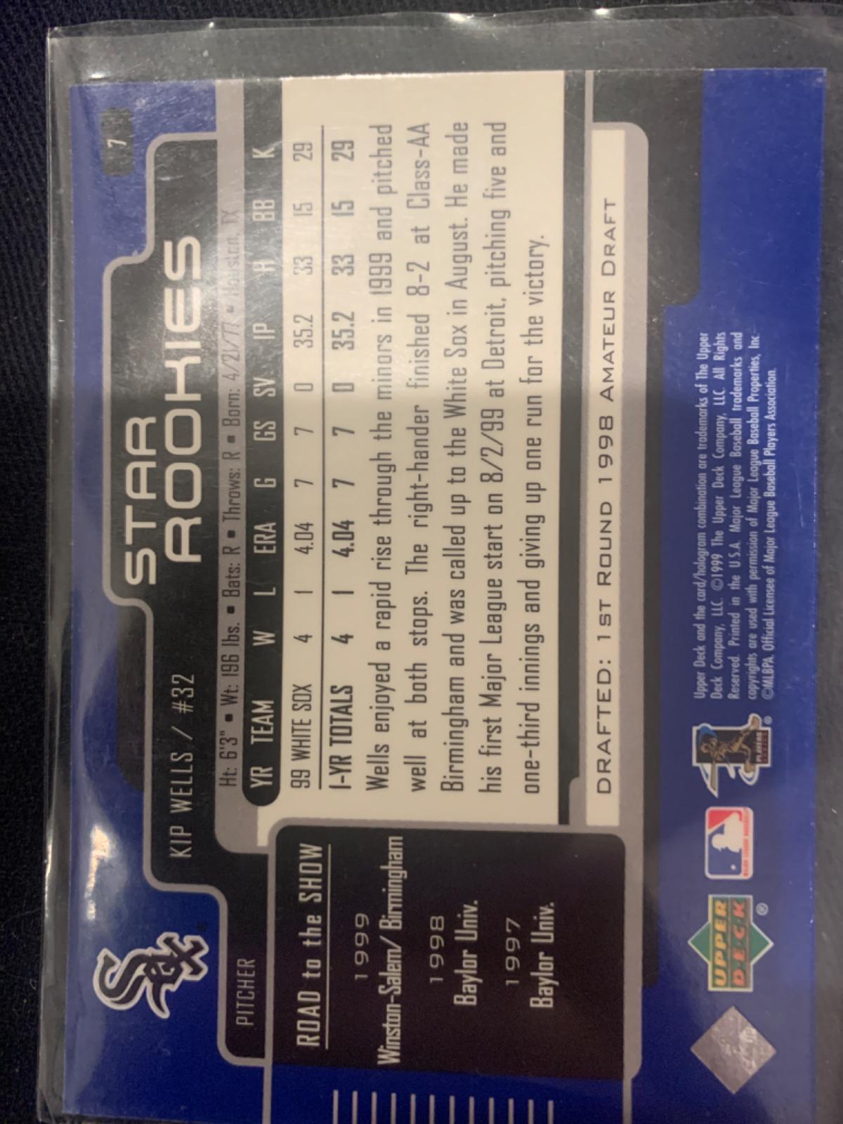 Kip Wells #7 Prices [Rookie] | 2000 Upper Deck | Baseball Cards