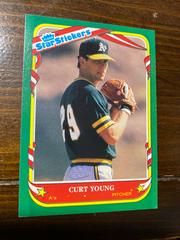 Curt Young Baseball Cards 1987 Fleer Star Stickers Prices
