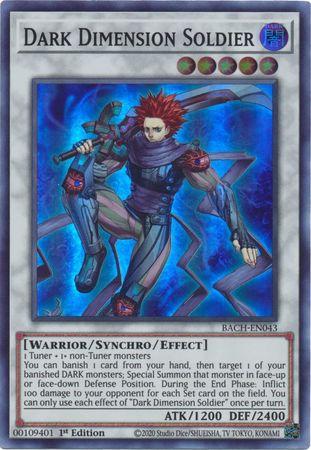 Dark Dimension Soldier [1st Edition] BACH-EN043 YuGiOh Battle of Chaos