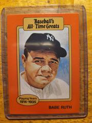 Babe Ruth[Red Back] Baseball Cards 1987 Hygrade All Time Greats Prices