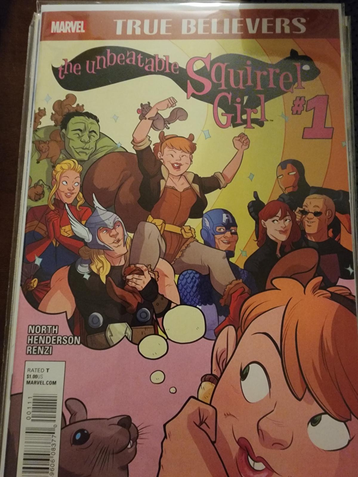 True Believers: The Unbeatable Squirrel Girl #1 (2015) Comic Books Unbeatable Squirrel Girl