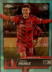 Miguel Perez [Aqua Lava] Soccer Cards 2023 Topps Chrome MLS Prices