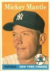 Mickey Mantle Baseball Cards 1958 Topps Prices