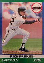 Rick Parker #11 Baseball Cards 1991 Score Rising Stars Prices