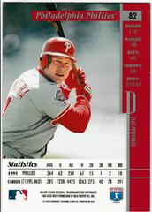 Back | Lenny Dykstra Baseball Cards 1996 Leaf Preferred