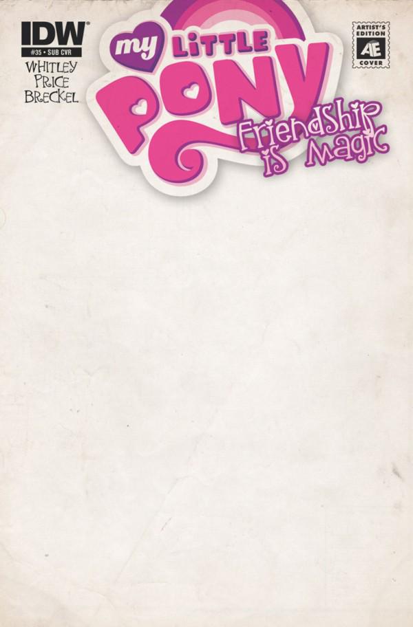 My Little Pony: Friendship Is Magic [Artist Blank Sketch] #35 (2015) Comic Books My Little Pony: Friendship is Magic